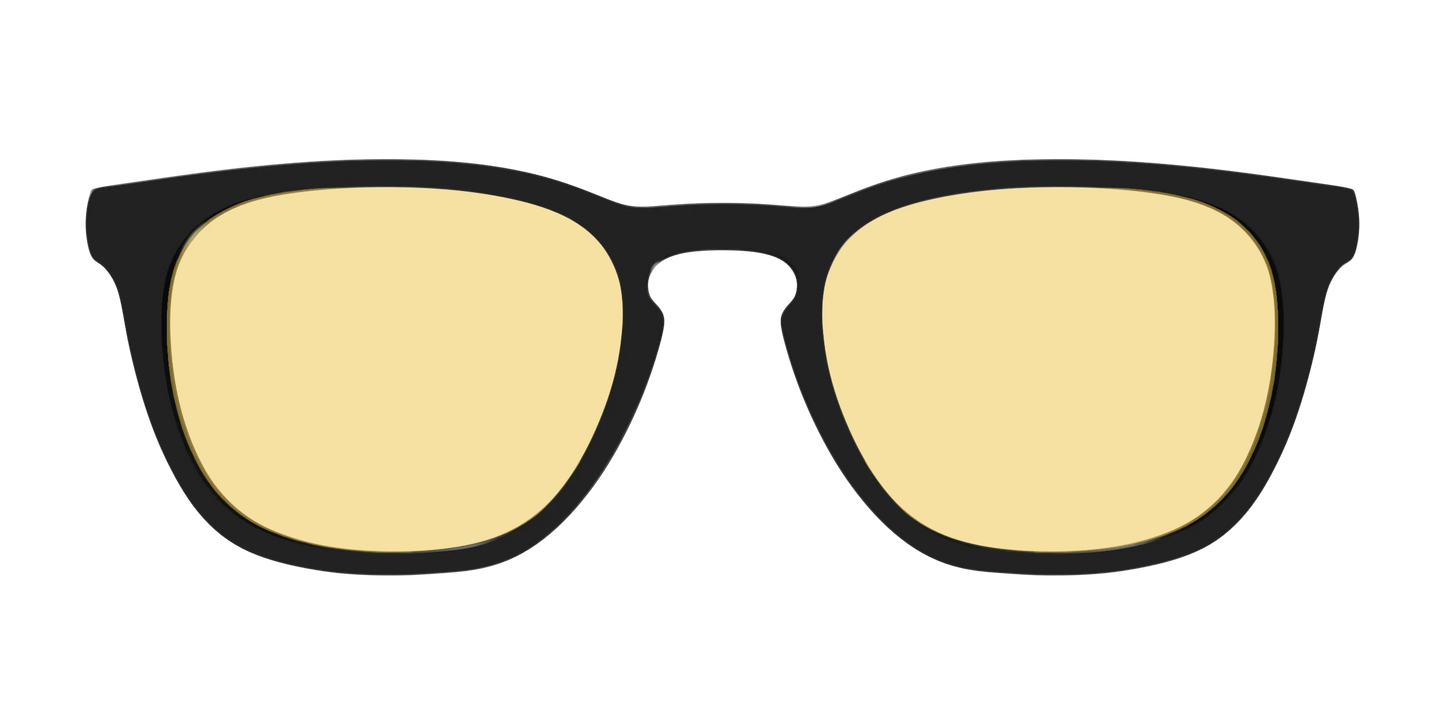 The Black With Citrine Yellow Lens