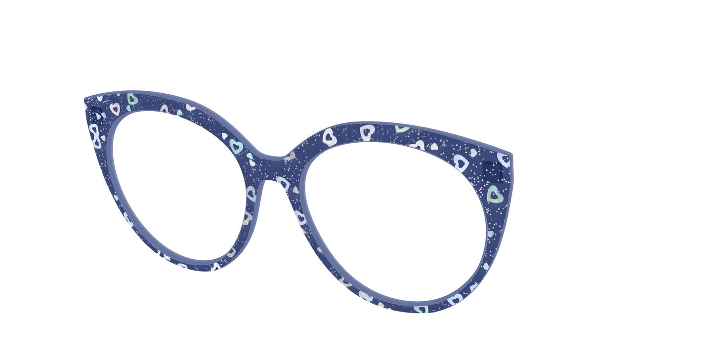 The Denim Heart Glitter Crystal