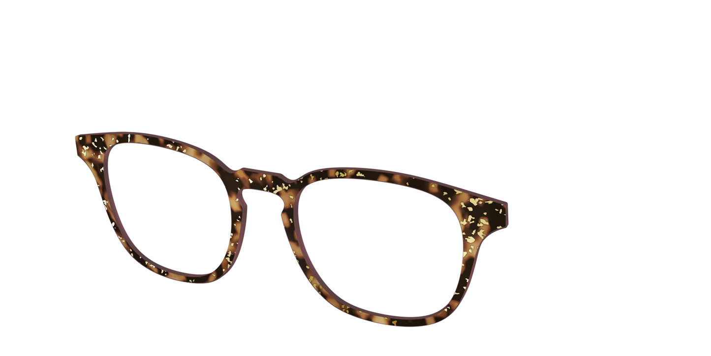 The Sandalwood Tortoise with Gold Foil