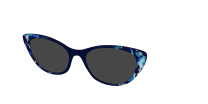 The Polarized Indigo Tortoise Sun Top