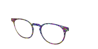 The Rainbow Splatter Black