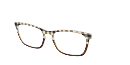 The Ivory Plaid Wood Split