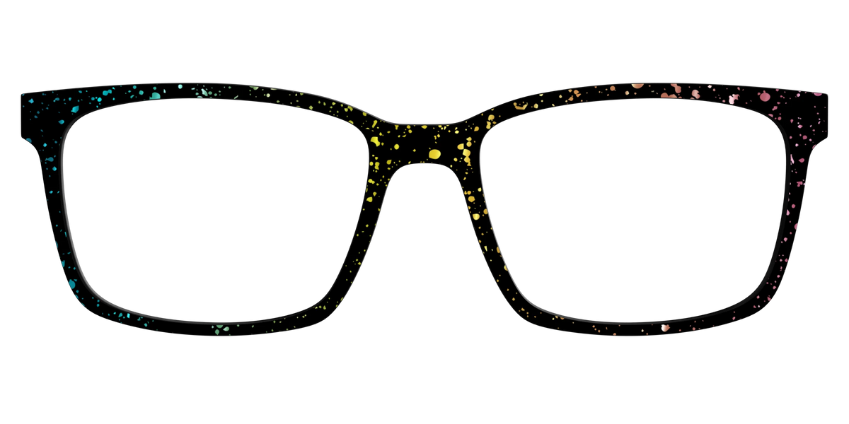 The Rainbow Foil Splatter