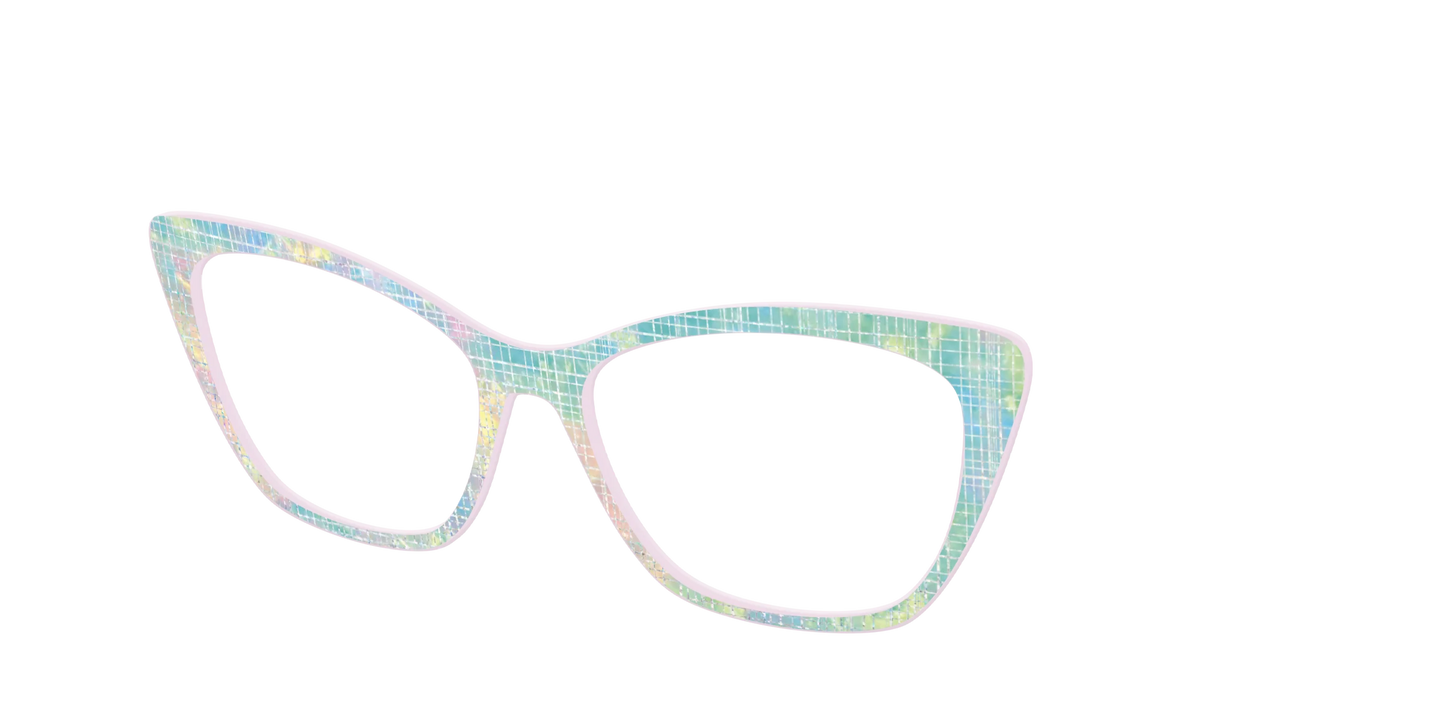 The Pastel Gradient with Holographic Hatching