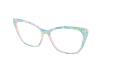 The Pastel Gradient with Holographic Hatching