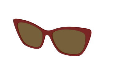 The Polarized Burgundy Sun Top