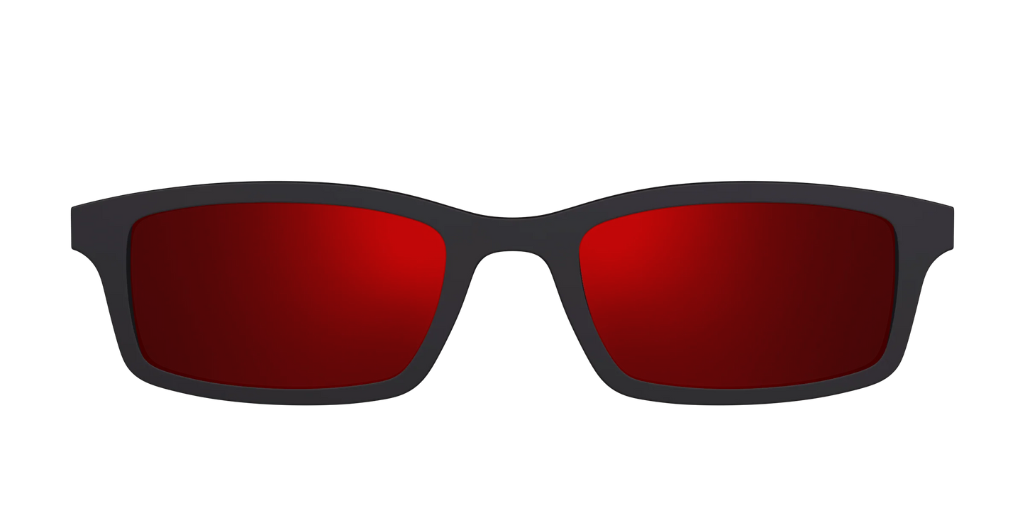 The Polarized Red Reflective Sun Top