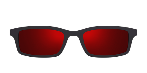 The Polarized Red Reflective Sun Top
