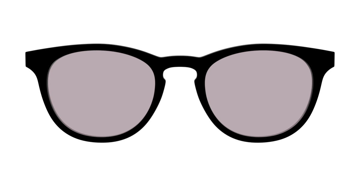 The Black with Gray Gaming Lens