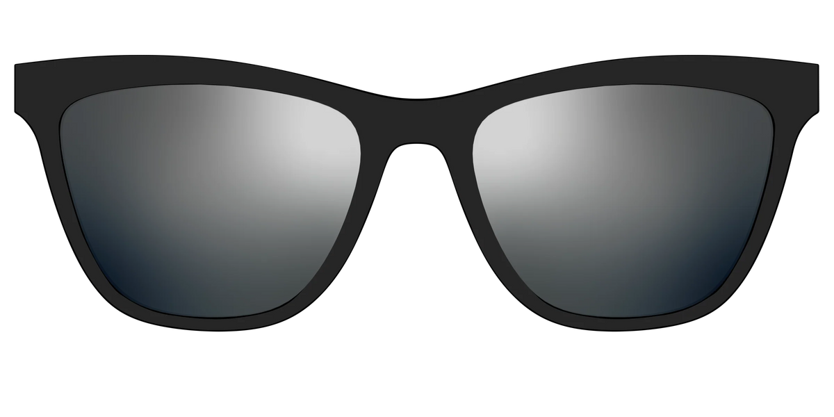 The Polarized Silver Reflective Sun Top