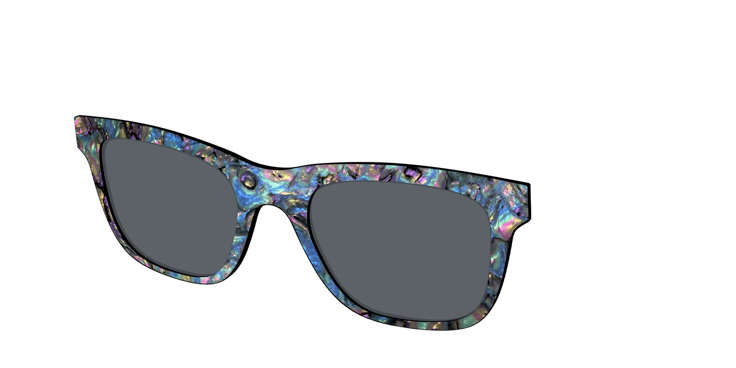 The Polarized Midnight Abalone Sun Top