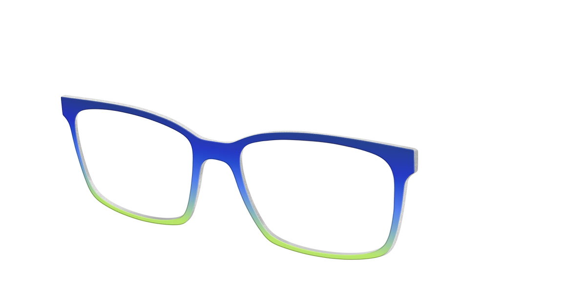 The Sapphire to Chartreuse Gradient