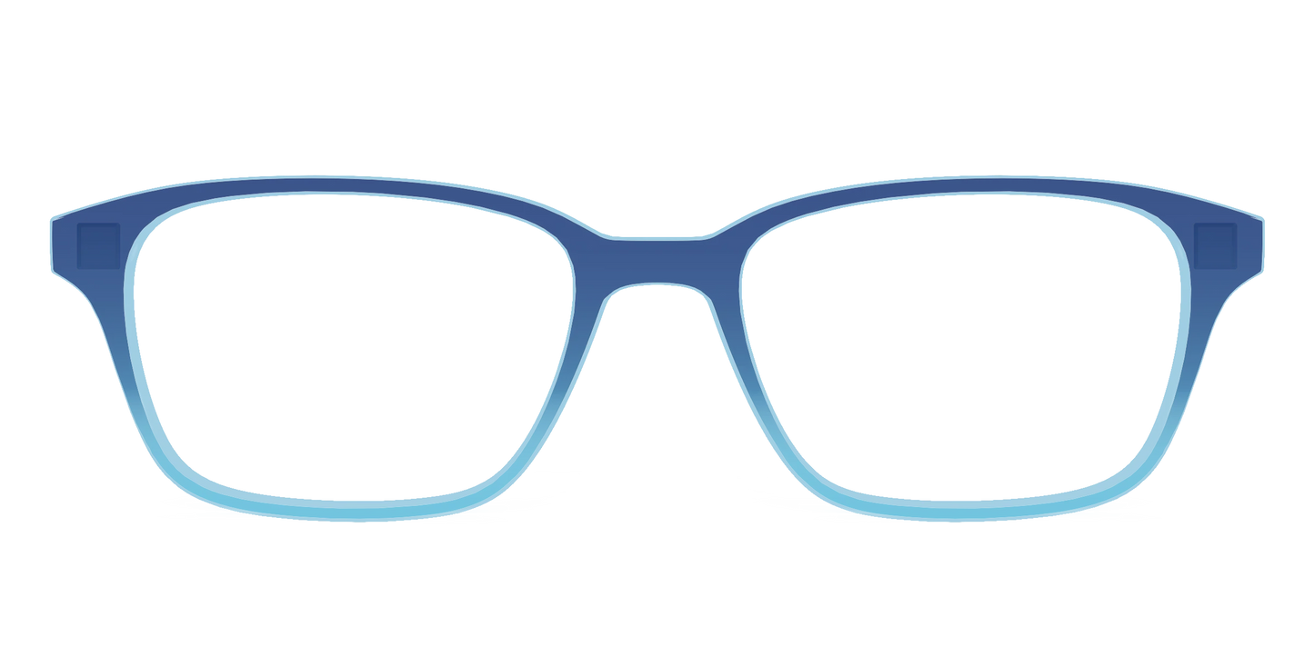 The Indigo to Sky Blue Gradient Crystal