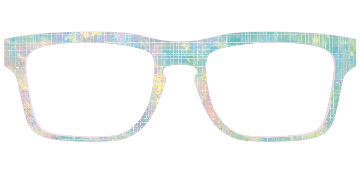 The Pastel Gradient with Holographic Hatching