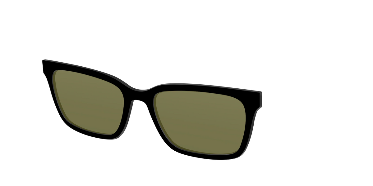 The Black with Green Racquet Sport Lens