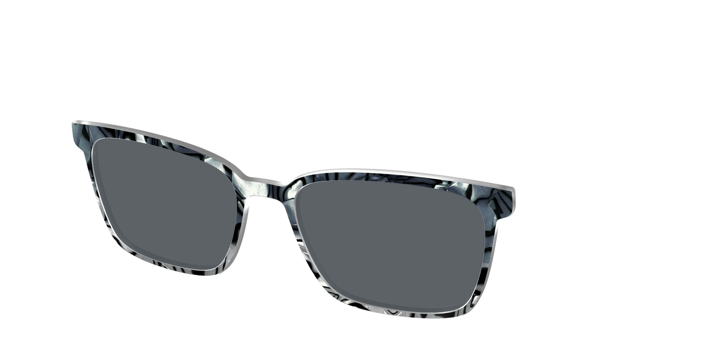 The Polarized Zebra Pearl Split Sun Top