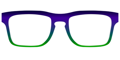 The Ultra Violet to Bright Green Gradient