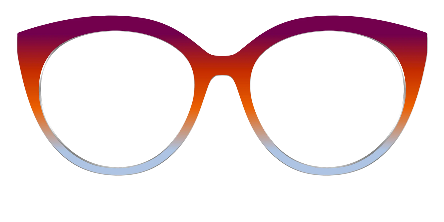 The Raspberry to Periwinkle Gradient