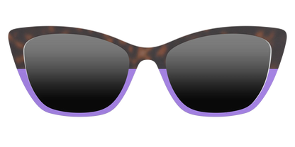 The Polarized Purple Tortoise Sun Top