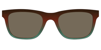 The Polarized Mahogany to Juniper Woodgrain Sun Top