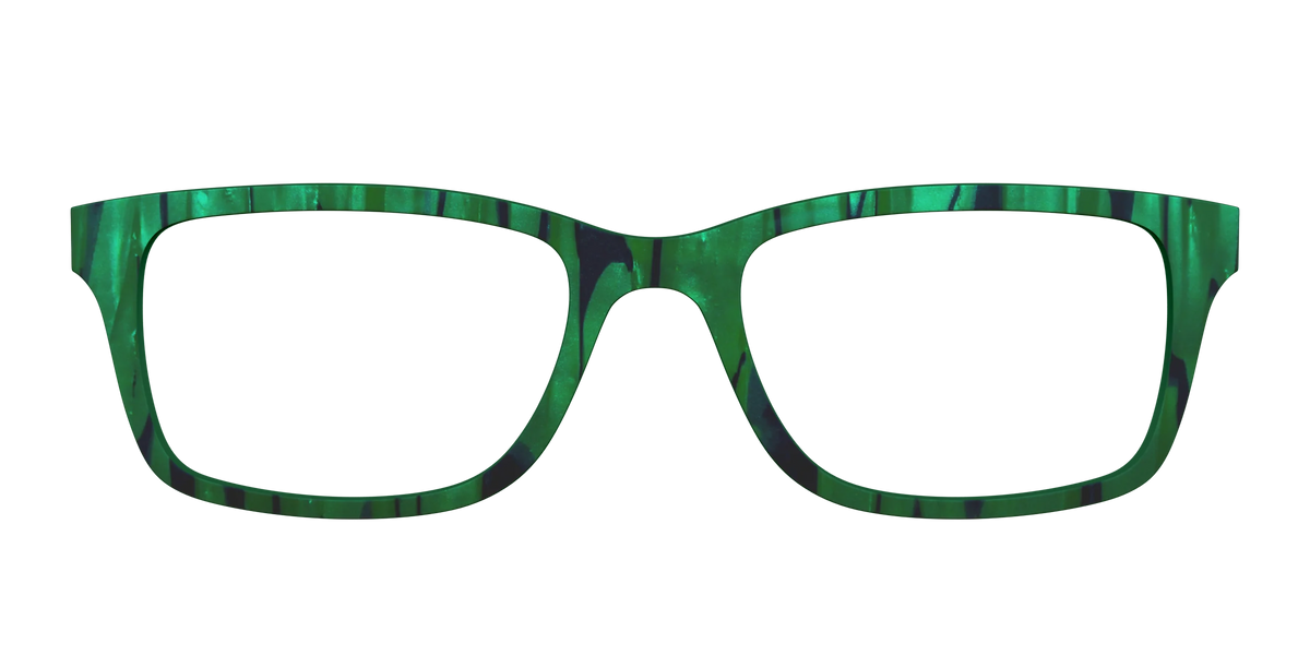 The Emerald Moire Stripes