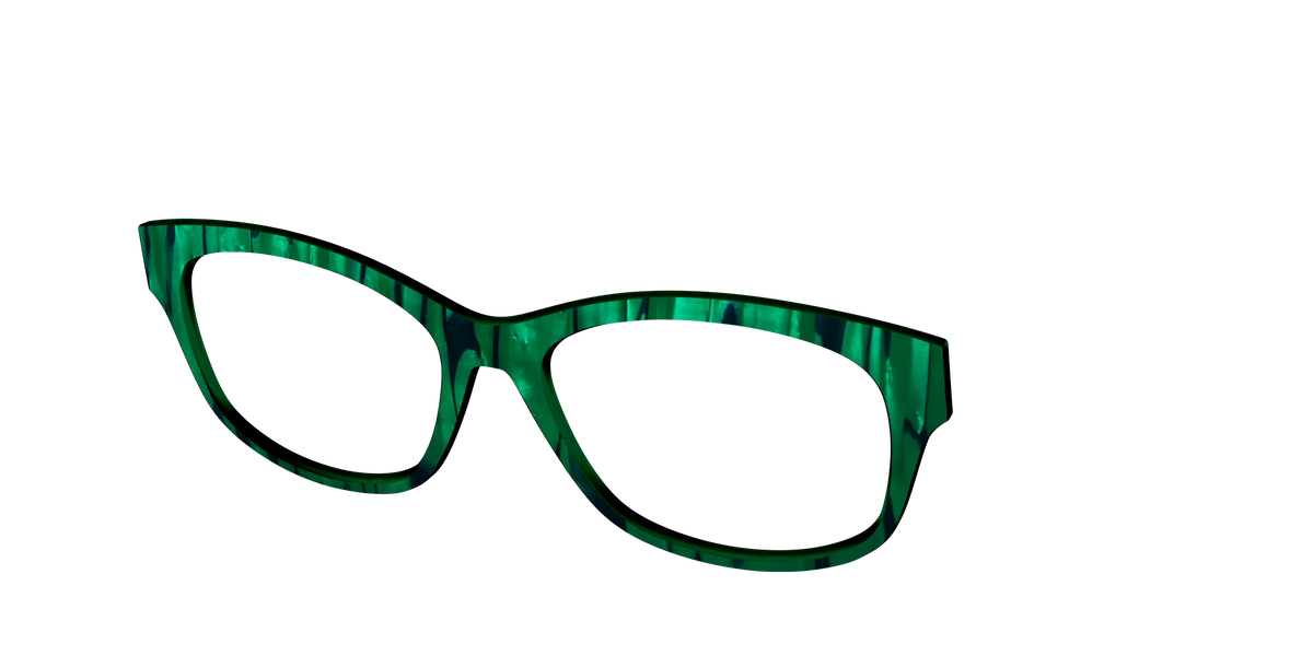 The Emerald Moire Stripes