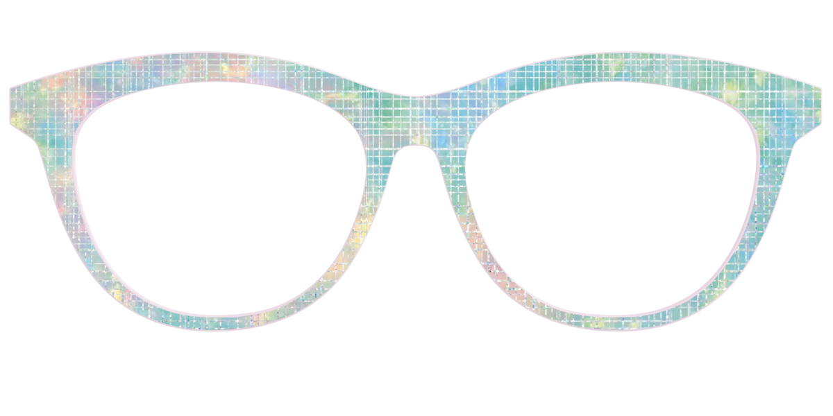 The Pastel Gradient with Holographic Hatching