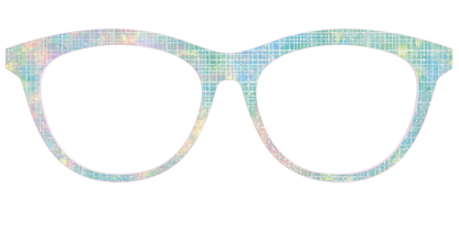 The Pastel Gradient with Holographic Hatching