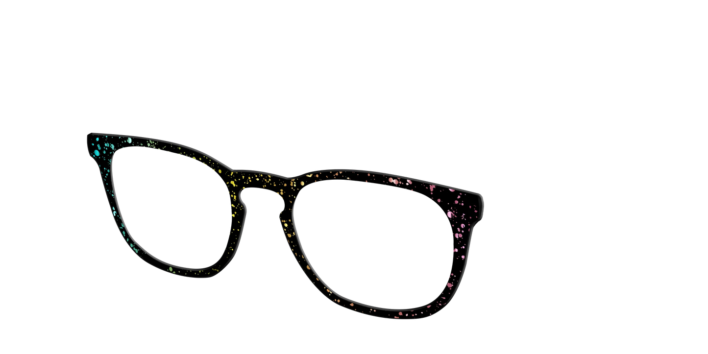 The Rainbow Foil Splatter