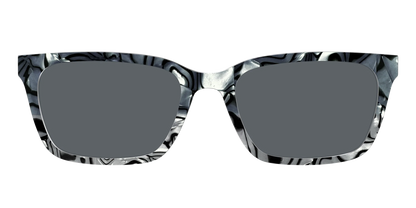 The Polarized Zebra Pearl Split Sun Top
