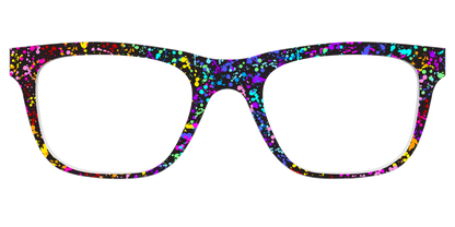 The Rainbow Splatter Black
