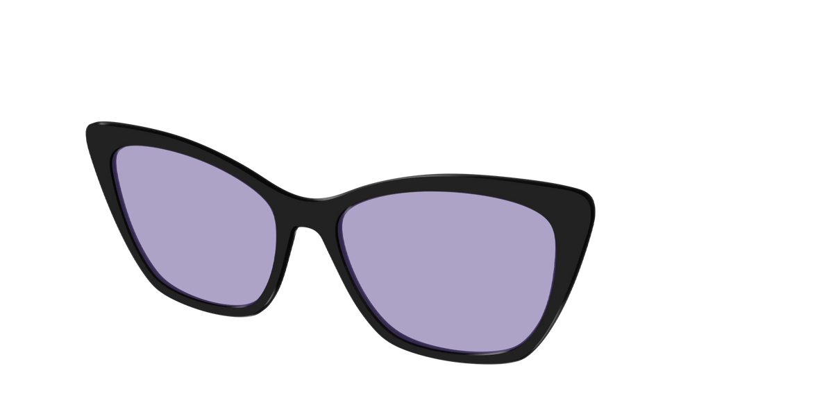 The Black With Celestial Purple Lens
