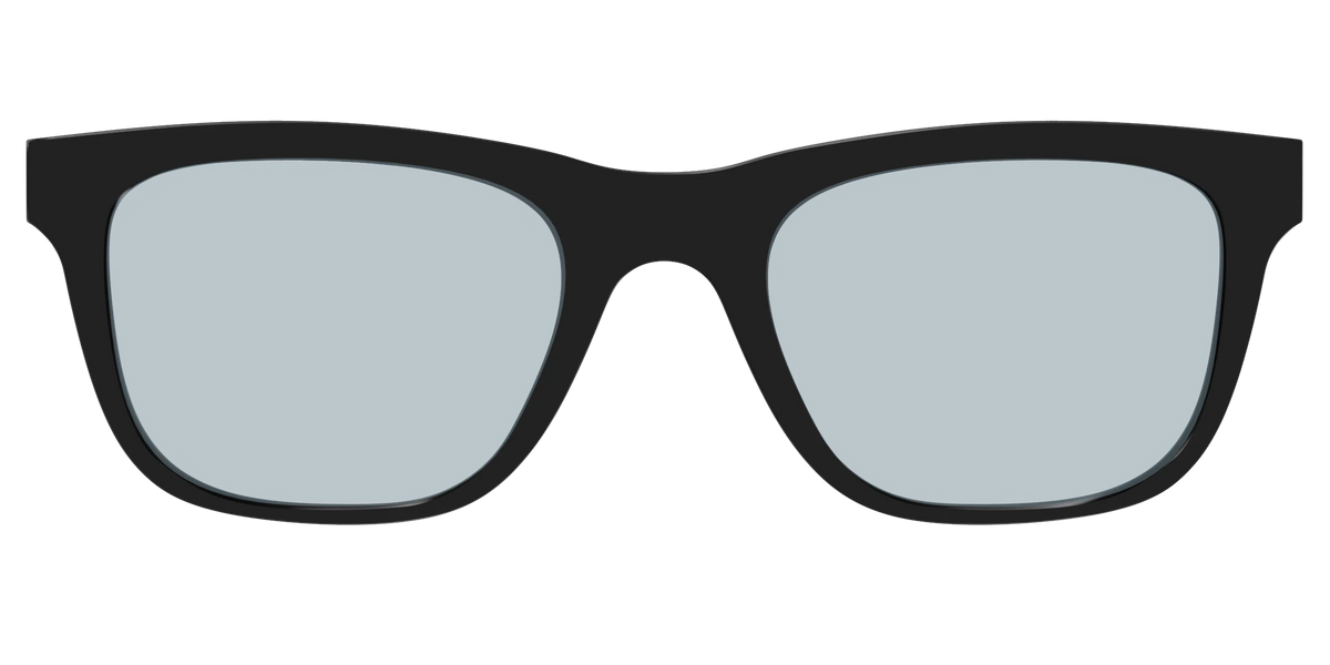 The Black With Slate Blue Lens