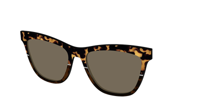 The Polarized Chic Tortoise Split Sun Top