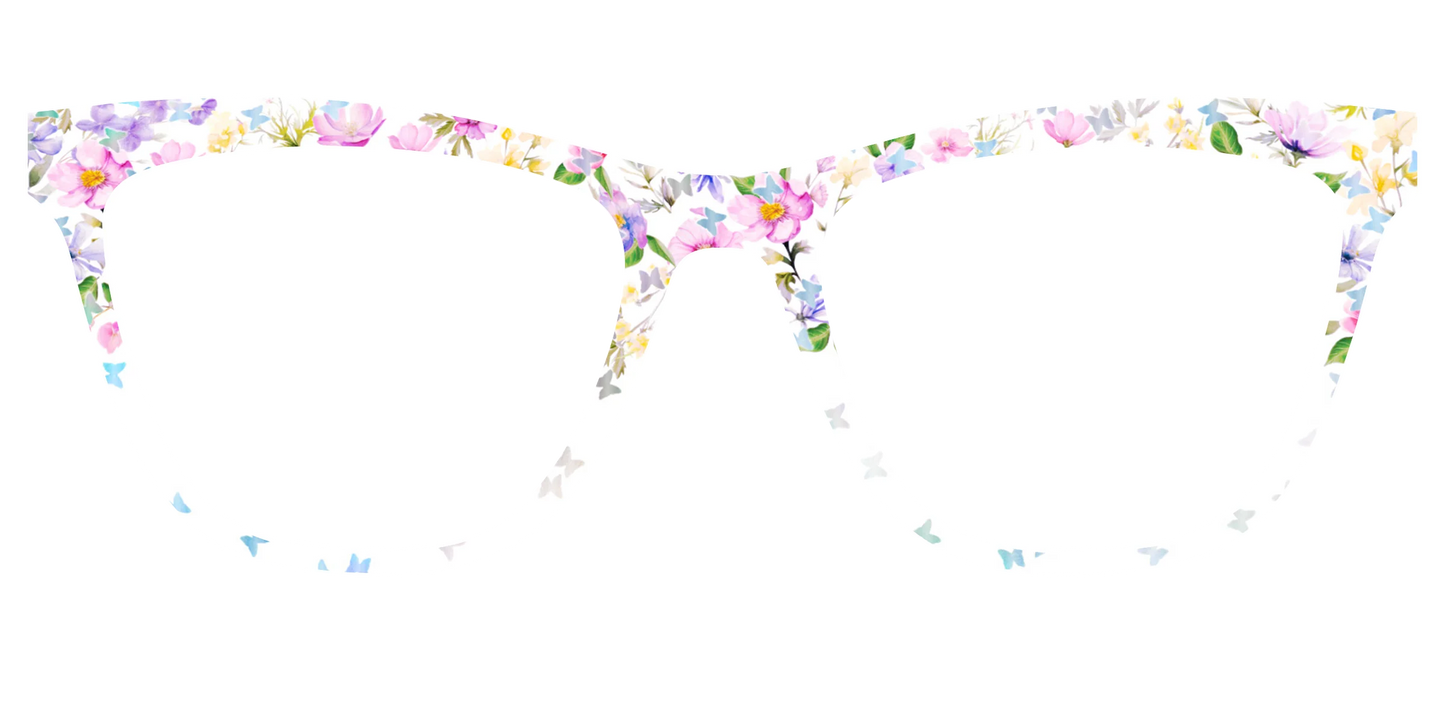 The Delicate Flower Crown with Butterfly Glitter