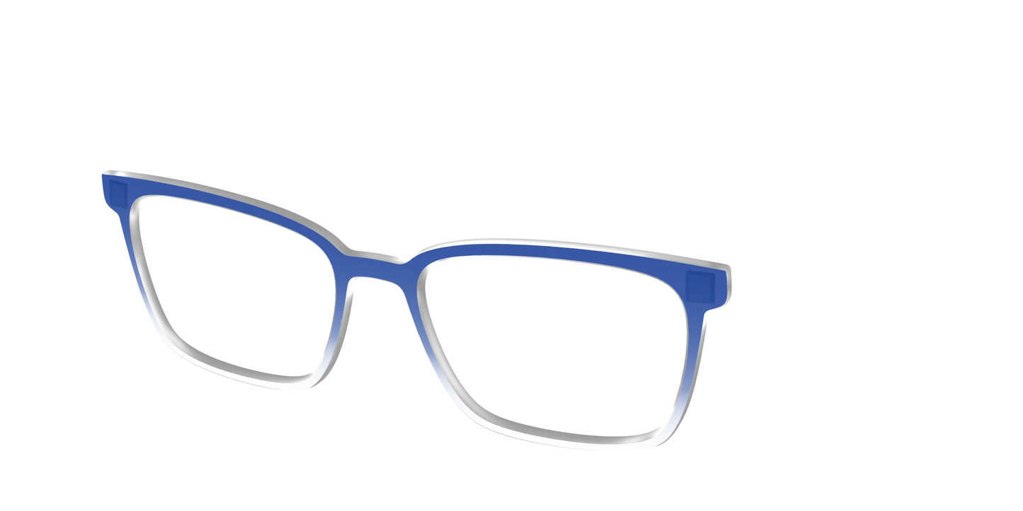 The Indigo Gradient Crystal
