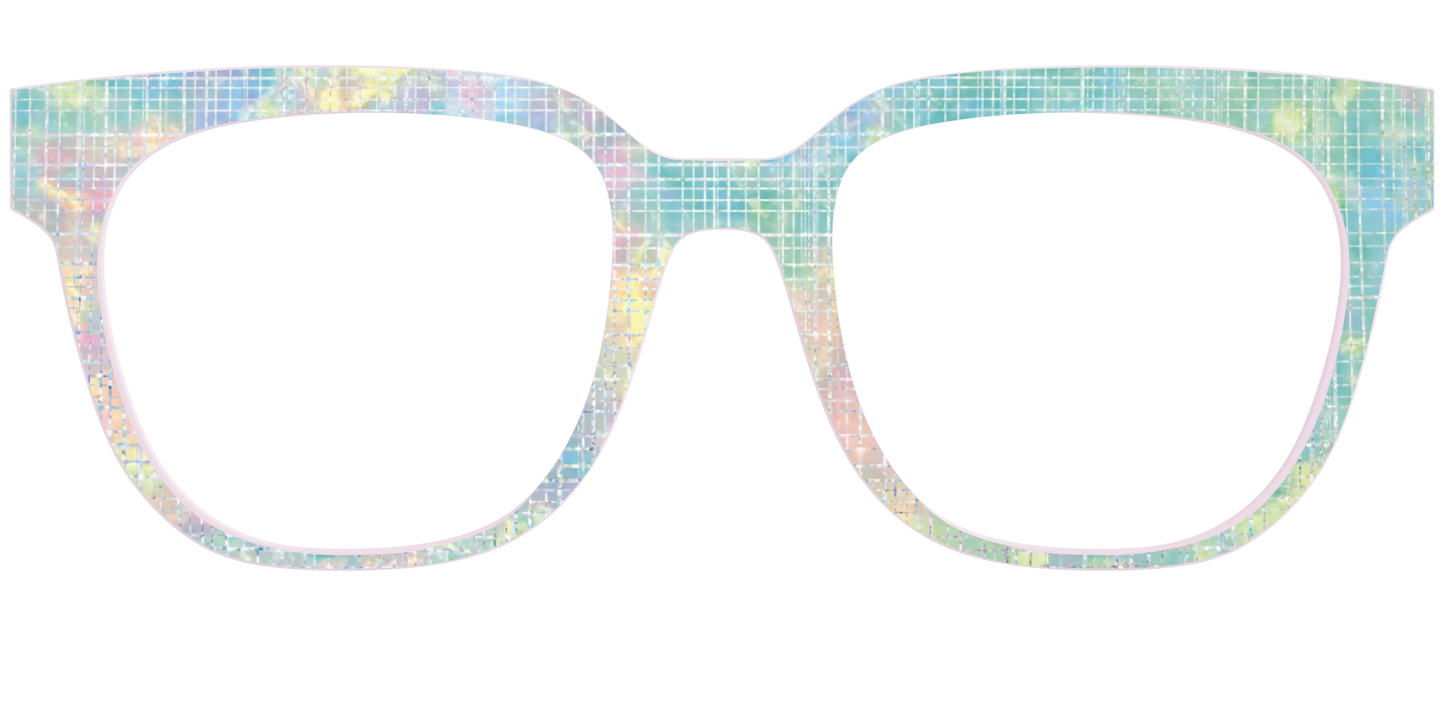 The Pastel Gradient with Holographic Hatching