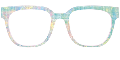 The Pastel Gradient with Holographic Hatching