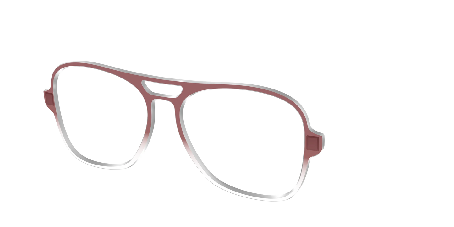 The Burgundy Gradient Crystal