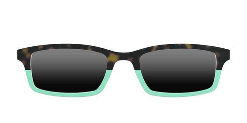 The Polarized Matcha Split Sun Top