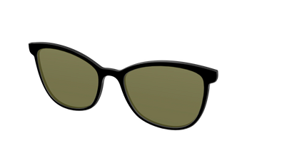 The Black with Green Racquet Sport Lens