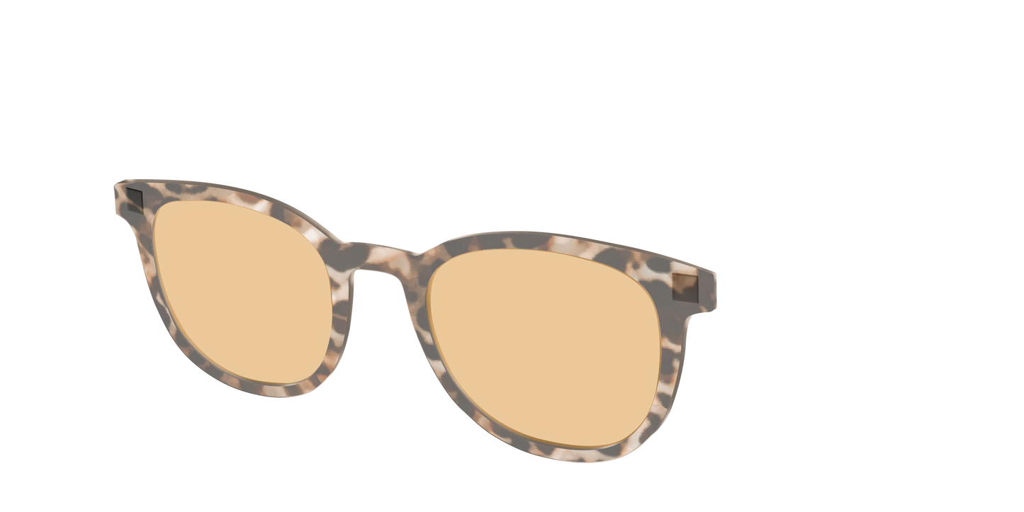 The Neutral Tort Crystal With Umber Brown Lens