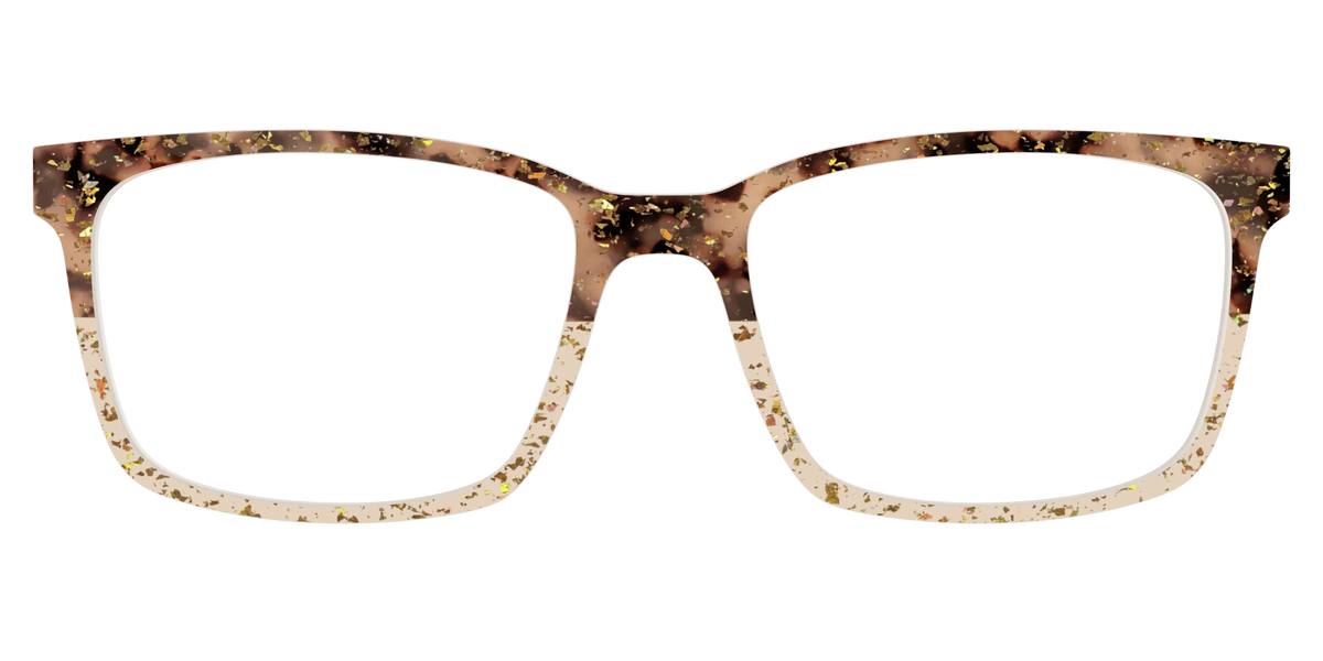 The Khaki Tortoise Crystal Split with Gold Flakes