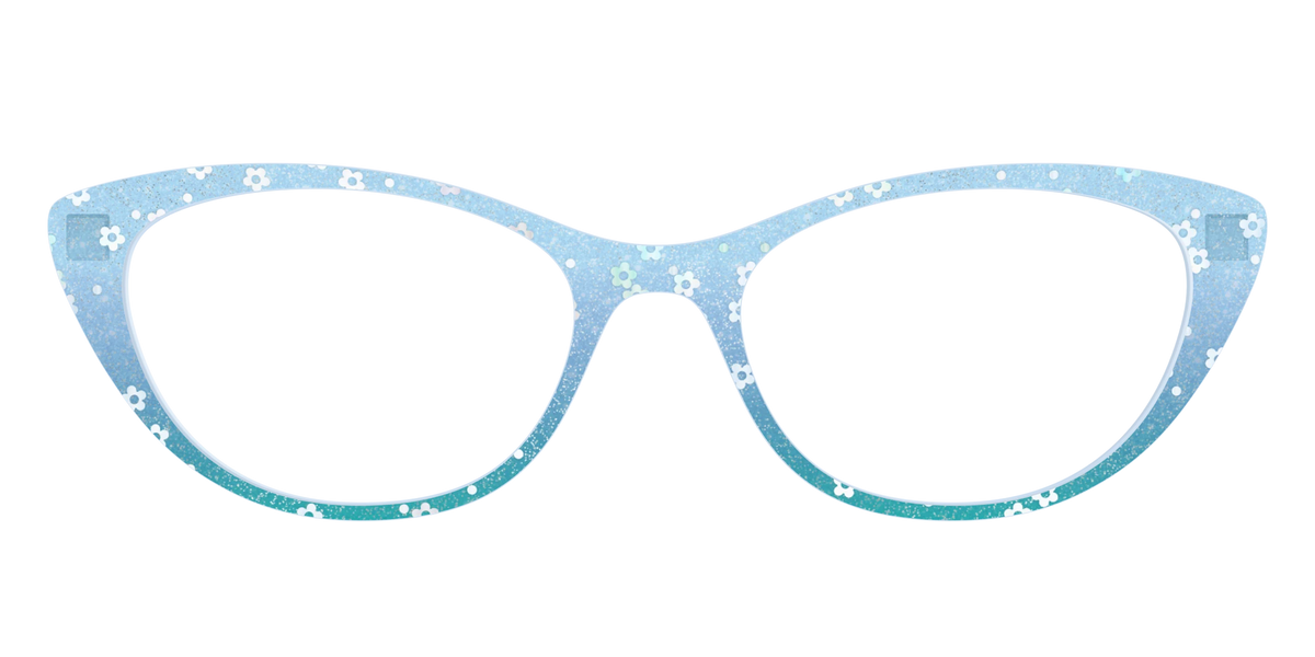 The Sky Blue Crystal with Daisy Glitter