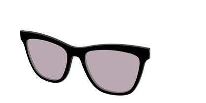 The Black with Gray Gaming Lens