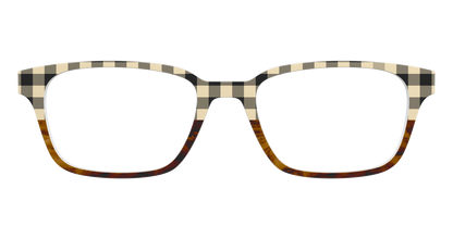 The Ivory Plaid Wood Split