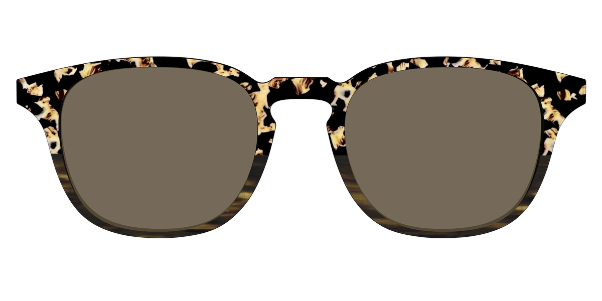 The Polarized Caramel Tortoise Horn Split Sun Top