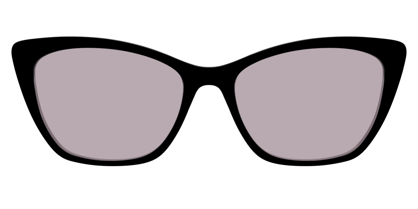 The Black with Gray Gaming Lens
