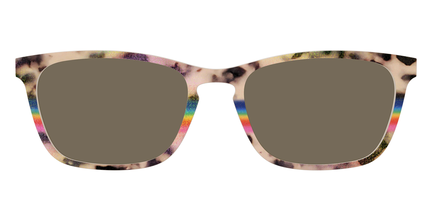 The Polarized Prism Split Tortoise Sun Top