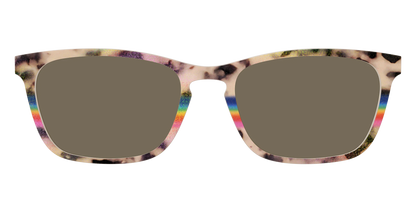 The Polarized Prism Split Tortoise Sun Top